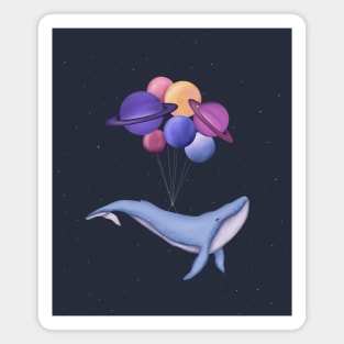 Space Whale Magnet